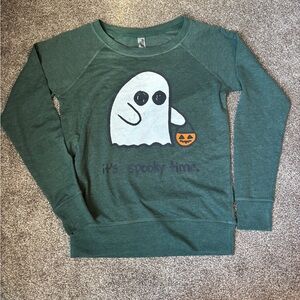 Spooky Season Ghost Crewneck Style sweatshirt tee